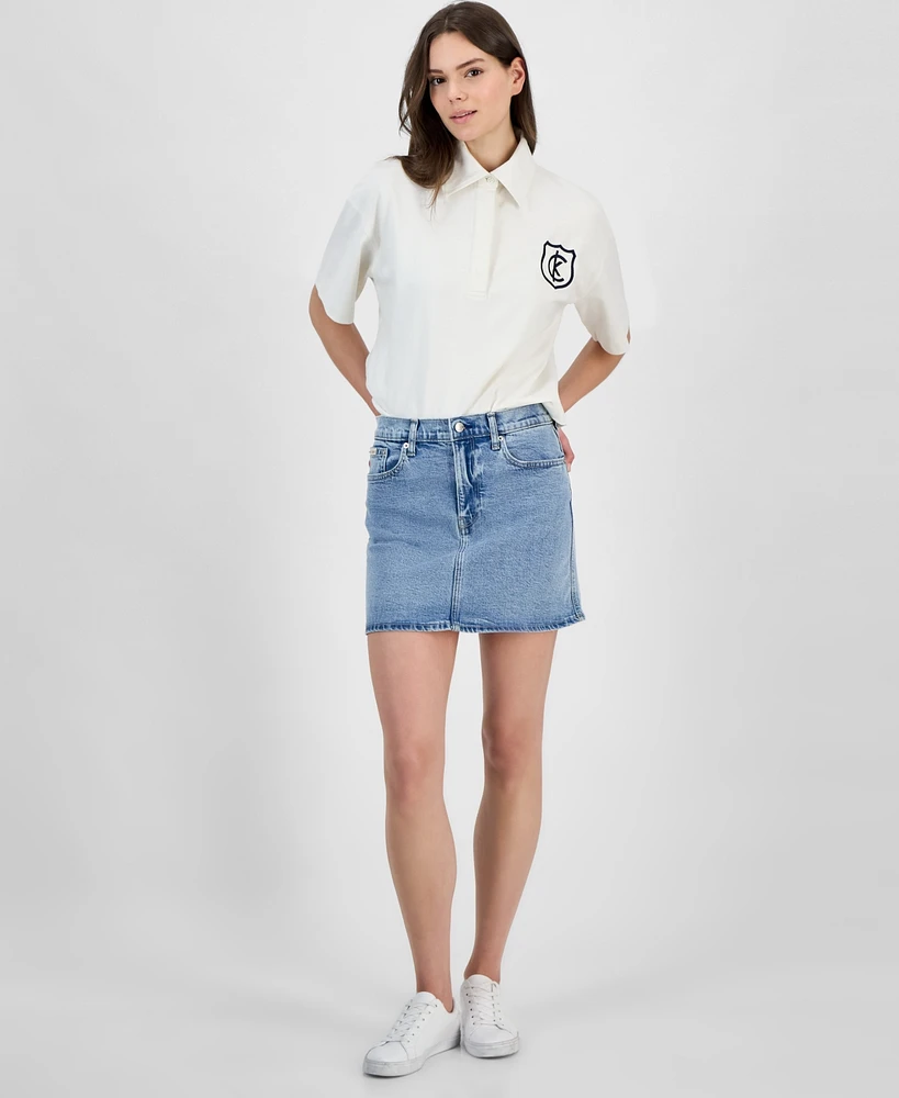 Calvin Klein Jeans Women's Denim Mini Skirt