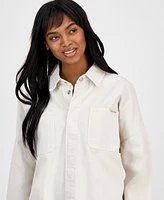 Calvin Klein Jeans Women's Cotton Oversized Utility Shirt