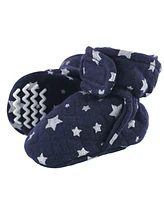 Hudson Baby Baby Boys Hudson Quilted Booties, Metallic Stars