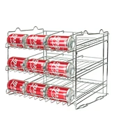 Sorbus 3 Tier Metal Can Organizer: Efficiently Store & Display up to 36 Standard Cans, Maximizing Vertical Space in Your Pantry