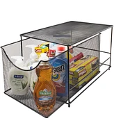 Sorbus Metal Mesh Cabinet Organizer with Pull-Out Drawersa€”Ideal for Countertop, Cabinet, Pantry, Under the Sink