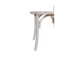 Merrick Lane Lowry Set Of 2 Thonet Style Stackable Solid Wood Dining Chairs