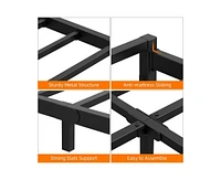 gaomon 6 Inch Queen Bed, Metal Platform Bed Frame with Steel Slats Support, Mattress Foundation, Easy Assembly