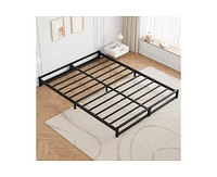 gaomon 6 Inch Queen Bed, Metal Platform Bed Frame with Steel Slats Support, Mattress Foundation, Easy Assembly