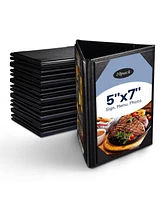 WeChef 10 Pack 5"x7" 3 Sides Table Tent Holder Menu Holder Bar Cafe Restaurant