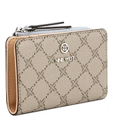 Nine West Lockup 9s Zip Around Card Case Wallet