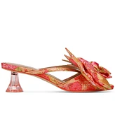 Circus Ny by Sam Edelman Women's Natalina Bow Kitten-Heel Dress Sandals