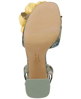 Circus Ny by Sam Edelman Aria Flower Two-Piece Block-Heel Dress Sandals