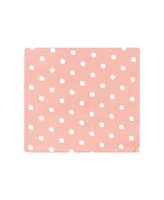 Hudson Baby Infant Girl Cotton Poly Flannel Receiving Blankets, Sweet Peach, One Size