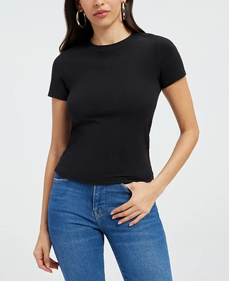 Good American Women's Super Stretch Baby T-Shirt