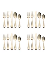 Kitchinox Alton Bay Gold Satin -Pc. Flatware Set