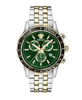 Versace Men's Sport Chrono Two-Tone Stainless Steel Bracelet Watch