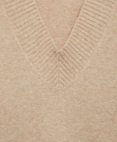 Mango Women's Oversized V-Neck Sweater