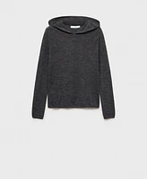 Mango Women's Hooded Knit Sweater