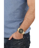 Versace Men's Sport Chrono Ip Yellow Gold Stainless Steel Bracelet Watch, 44mm