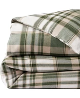 Lands' End Luxe Flannel Yarn Dyed Duvet Bed Cover