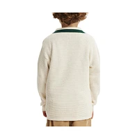 Cotton On Boys Preston Long Sleeve Knit Polo