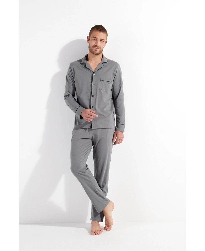 Hom Usa Men's Albert Long Pajama Set