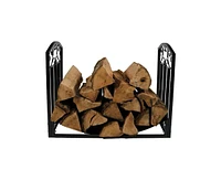 Slickblue Indoor/Outdoor 2-Ft Firewood Holder Log Rack for Efficient Storage