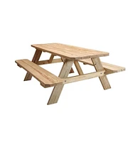 Slickblue Outdoor Picnic Table with Benches for Comfortable and Versatile Outdoor Dining