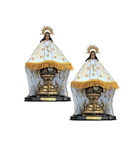 Fc Design "2-pc Gift Set" 12"H Our Lady of Juquila Statue Nuetra Senora de Virgen Mexico Holy Figurine Statue Ornament Home Room Office Decor and Perf