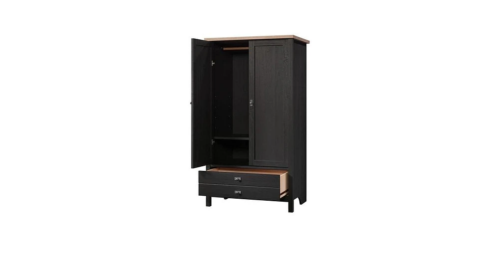 Slickblue Bedroom Armoire Cabinet with Bottom Storage Drawer for Stylish and Practical Bedroom Organization