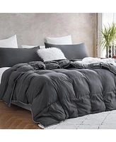 Coma Inducer Snorze Cloud Comforter Set Faded Black