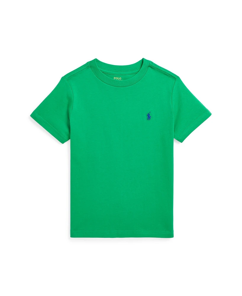 Polo Ralph Lauren Toddler and Little Boys Cotton Jersey Crewneck Tee