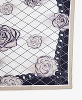 Steve Madden Dripping in Roses Pattern Square Scarf