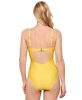 Salt + Cove Juniors' Keyhole One-Piece Swimsuit, Exclusively at Macy's