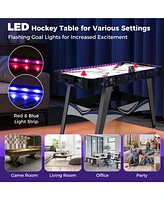 Gouun Air Powered Hockey Game Table with 2 Pushers and Pucks