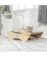Armarkat Elevated Cozy Pet Hammock for Cats Scratch Resting Sleepy Bed