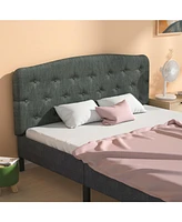 Gouun Faux Linen Headboard with Adjustable Heights