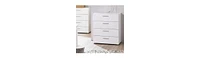 Slickblue Contemporary Style 4-Drawer Bedroom Storage Chest for Modern Organization and Storage