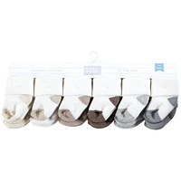 Hudson Baby Boys Unisex Cotton Rich Newborn and Terry Socks