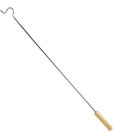 Florida Brands Closet Reacher Pole with Hook and Wooden Handle. Adjustable 2.75 to 5 Feet