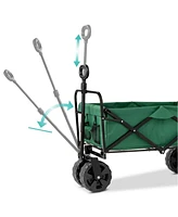 Slickblue Heavy Duty Collapsible Multipurpose Indoor/Outdoor Utility Garden Cart