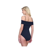 Gottex Women's Monte Carlo Off Shoulder One Piece Swimsuit