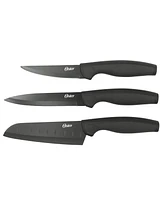 Oster Slicecraft 14 Piece High Carbon Stainless Steel Knife Block Cutlery Set - Black