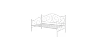 Slickblue Metal Daybed with Scroll Detailing and 600 lb Weight Capacity