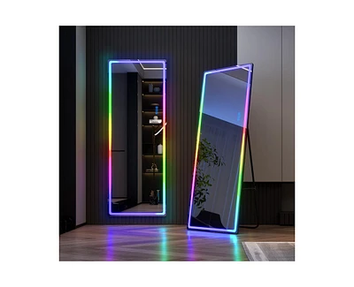Vlsrka Rgb Led Full Length Mirror