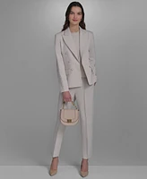 Karl Lagerfeld Paris Women's Peak-Lapel Open-Front Jacket