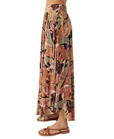 O'Neill Juniors' Marnie Siren Abstract Print Maxi Skirt