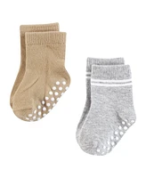 Hudson Baby Boys Cotton Rich Newborn and Terry Socks