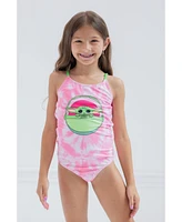 Star Wars The Child Girls One Piece Bathing Suit Toddler to Big Kid