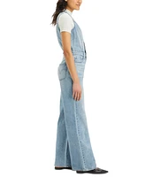 Levi's Women's Denim Button-Front Wide-Leg Jumpsuit