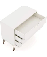 Slickblue Modern Scandinavian Style Bedroom 3-Drawer Dresser