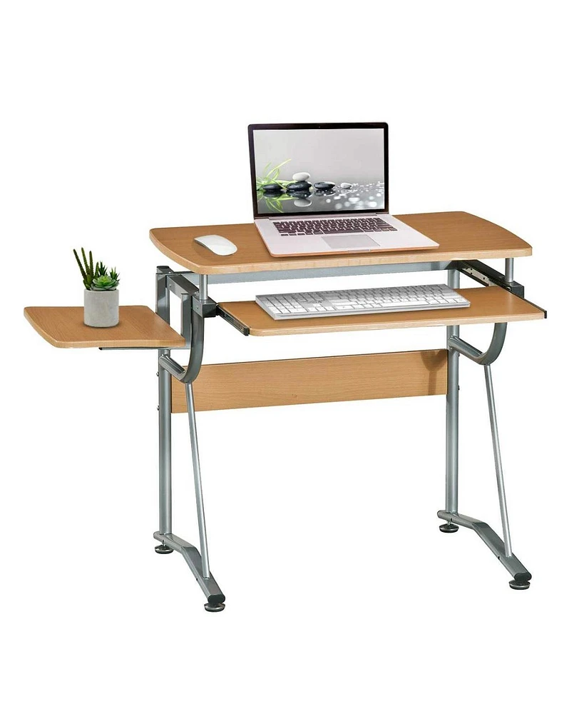 Slickblue Compact Contemporary Computer Desk for Home Office and Workspace