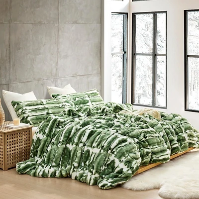 Jelly Rolls Chunky Bunny - Coma Inducer� Oversized Comforter Set - Green Willow,Queen