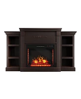 Boyel Living Tv Stand Fits TVs up to 75 inches with Electric Fireplace